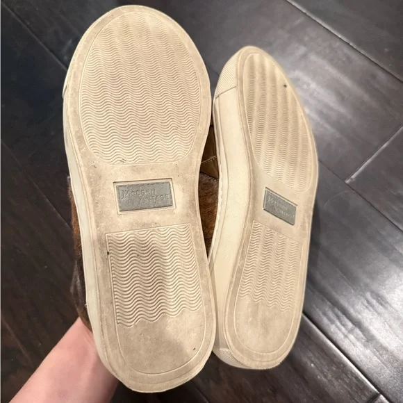 Modern Vintage Brown and Tan Athletic Shoes - Picture 4 of 6